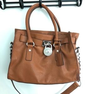 Michael Kors Large Leather Purse in Acorn